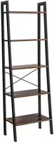 Songmics Kopėtėlių lentyna, 56.2x32x172.1 cm, ruda, juoda