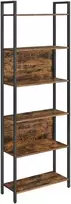 Songmics Knygų lentyna, 60x24x186 cm, Juoda