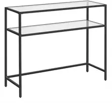 Songmics Konsolinis stalas, 100x80x35 cm, juodas