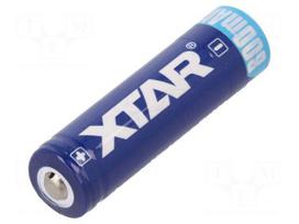 Re-battery: Li-Ion | 14500 | 3.7V | 800mAh | Ø14.3x50.3mm | 2.5A