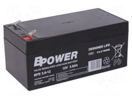 Re-battery: acid-lead | 12V | 3.6Ah | AGM | maintenance-free