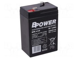 Re-battery: acid-lead | 6V | 4.5Ah | AGM | maintenance-free