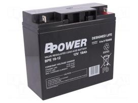 Re-battery: acid-lead | 12V | 18Ah | AGM | maintenance-free
