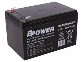 Re-battery: acid-lead | 12V | 15Ah | AGM | maintenance-free | 72W