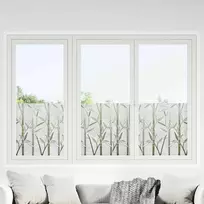 Elektrostatinė langų plėvelė Bambuko raštas 45 x 500 cm PVC