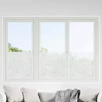 Elektrostatinė langų plėvelė Gėlių raštas 90 x 500 cm PVC