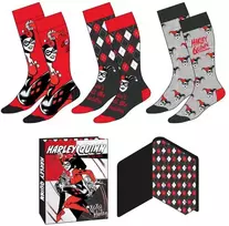 CERDÁ DC Comics Harley Quinn pack 3 adult socks