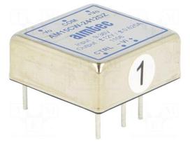 Converter: DC/DC | 15W | Uin: 9÷36V | Uout: 12VDC | Uout2: -12VDC | 1"x1"