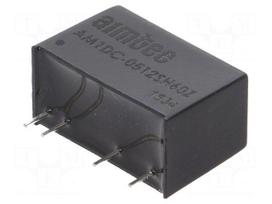 Converter: DC/DC | 1W | Uin: 4.5÷5.5V | 12VDC | Iout: 83mA | SIP7 | 4.2g