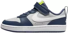 Nike Avalynė Vaikams Court Borough Low 2 Mėlyna Pilkas BQ5451 016