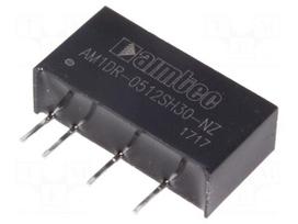 Converter: DC/DC | 1W | Uin: 4.75÷5.25V | 12VDC | Iout: 83mA | SIP7 | 2.1g