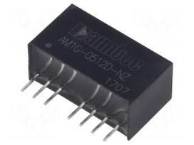 Converter: DC/DC | 1W | Uin: 4.5÷9V | Uout: 12VDC | Uout2: -12VDC | SIP8
