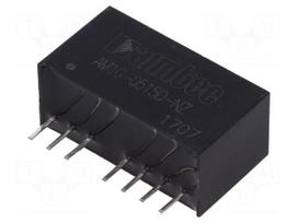 Converter: DC/DC | 1W | Uin: 4.5÷9V | Uout: 15VDC | Uout2: -15VDC | SIP8