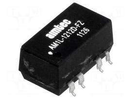 Converter: DC/DC | 1W | Uin: 10.8÷13.2V | Uout: 12VDC | Uout2: -12VDC