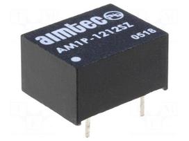 Converter: DC/DC | 1W | Uin: 10.8÷13.2V | 12VDC | Iout: 83mA | DIP8 | 1.8g