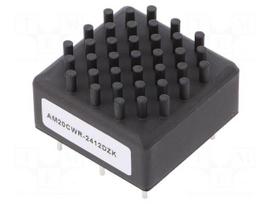 Converter: DC/DC | 20W | Uin: 13÷70V | Uout: 12VDC | Uout2: -12VDC | 1"x1"