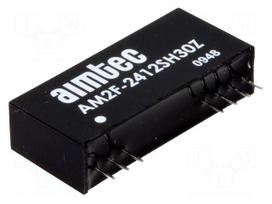 Converter: DC/DC | 2W | Uin: 21.6÷26.4V | 12VDC | Iout: 167mA | SIP12