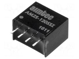 Converter: DC/DC | 2W | Uin: 10.8÷13.2V | 5VDC | Iout: 400mA | SIP4 | 1.8g