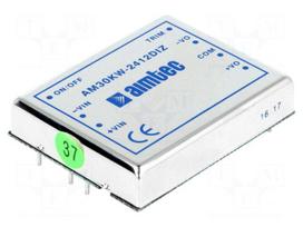 Converter: DC/DC | 30W | Uin: 9÷36V | Uout: 12VDC | Uout2: -12VDC | 50g