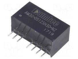 Converter: DC/DC | 3W | Uin: 4.5÷9V | 12VDC | Iout: 208mA | SIP8 | 4.9g