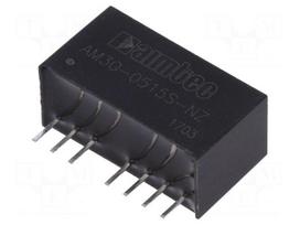 Converter: DC/DC | 3W | Uin: 4.5÷9V | 15VDC | Iout: 167mA | SIP8 | 4.9g