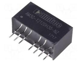 Converter: DC/DC | 3W | Uin: 9÷18V | Uout: 12VDC | Uout2: -12VDC | SIP8