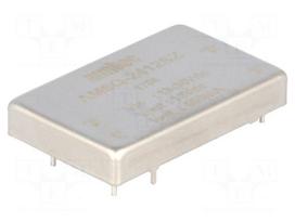 Converter: DC/DC | 6W | Uin: 18÷36V | 12VDC | Iout: 500mA | 1,7"x1,1"