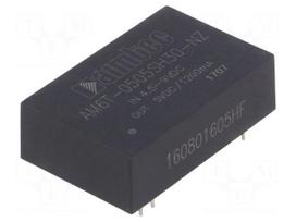 Converter: DC/DC | 6W | Uin: 4.5÷9V | 5VDC | Iout: 1.2A | DIP24 | 14g