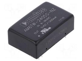 Converter: DC/DC | 6W | Uin: 9÷36V | 5VDC | Iout: 1.2A | DIP24 | 14g