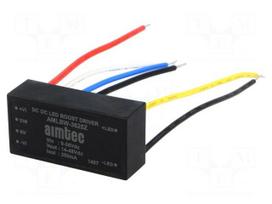 Converter: DC/DC | Uin: 9÷36V | Uout: 14÷48VDC | Iout: 300mA | 2"x1"
