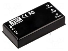 Converter: DC/DC | 5W | Uin: 18÷36V | Uout: 12VDC | Uout2: -12VDC | 2"x1"