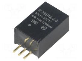 Converter: DC/DC | 24W | Uin: 15÷32V | Uout: 12VDC | Iout: 2A | SIP3 | 4g