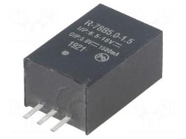 Converter: DC/DC | 7.5W | Uin: 6.5÷18V | Uout: 5VDC | Iout: 1.5A | SIP3