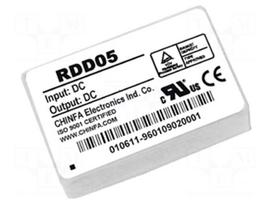 Converter: DC/DC | 6W | Uin: 18÷75V | 15VDC | Iout: 400mA | 1,2"x0,8"