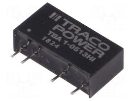 Converter: DC/DC | 1W | Uin: 4.5÷5.5V | Uout: 15VDC | Iout: 66mA | SIP7