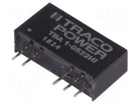 Converter: DC/DC | 1W | Uin: 4.5÷5.5V | Uout: 12VDC | Uout2: -12VDC | SIP7