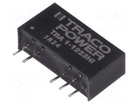 Converter: DC/DC | 1W | Uin: 10.8÷13.2V | Uout: 15VDC | Uout2: -15VDC