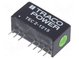 Converter: DC/DC | 2W | Uin: 9÷18V | 24VDC | Iout: 83mA | SIP8 | 4.5g | OUT: 1