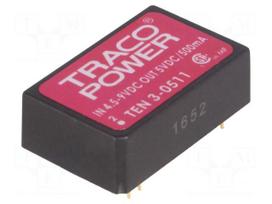 Converter: DC/DC | 3W | Uin: 4.5÷9V | 5VDC | Iout: 500mA | DIP24 | 12.4g