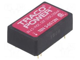 Converter: DC/DC | 3W | Uin: 4.5÷9V | 12VDC | Iout: 250mA | DIP24 | 12.8g