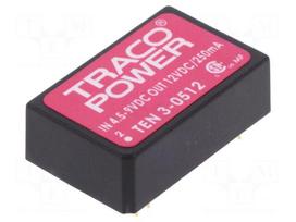 Converter: DC/DC | 3W | Uin: 4.5÷9V | 12VDC | Iout: 250mA | DIP24 | 12.4g