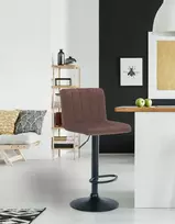 Mville Džeimio aksominė baro kėdė
