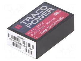 Converter: DC/DC | 10W | Uin: 4.5÷9V | 12VDC | Iout: 830mA | DIP24 | 14g