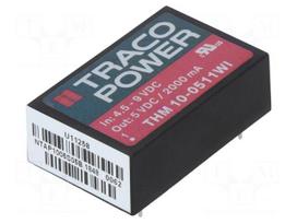 Converter: DC/DC | 10W | Uin: 4.5÷9V | 5VDC | Iout: 2000mA | DIP24 | 14g