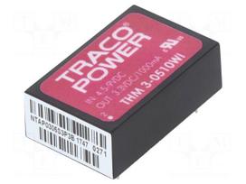 Converter: DC/DC | 3W | Uin: 4.5÷9V | 3.3VDC | Iout: 1000mA | DIP24 | 14g