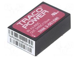Converter: DC/DC | 3W | Uin: 4.5÷9V | 24VDC | Iout: 125mA | DIP24 | 14g