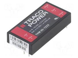 Converter: DC/DC | 30W | Uin: 9÷18V | Uout: 12VDC | Uout2: -12VDC | 2"x1"