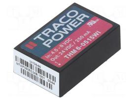 Converter: DC/DC | 6W | Uin: 4.5÷9V | 24VDC | Iout: 250mA | DIP24 | 14g