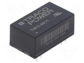 Converter: DC/DC | 2W | Uin: 36÷75V | 5VDC | Iout: 400mA | DIP16 | 7g | OUT: 1