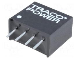 Converter: DC/DC | 1W | Uin: 10.8÷13.2V | Uout: 12VDC | Iout: 80mA | SIP4